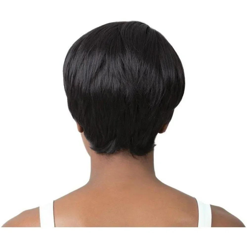 Short Bob Wig with Highlights